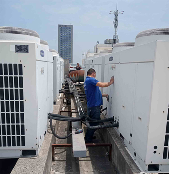 隆昌中央空调制热和不制冷系统维修方法